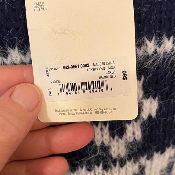 ANA crew neck sweater size large - Picture 6 of 8